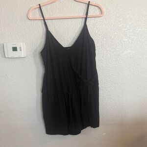Aeropostale Black Spaghetti-Strap Romper